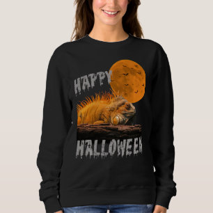 Happy Halloween Iguana Lizard Reptile T Shirt