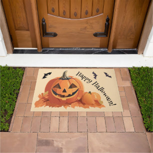 Happy Halloween Jack 0 Lattern Fußmatte