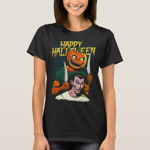 Happy Halloween Jack-O-Lantern bereit für Carvinga T-Shirt