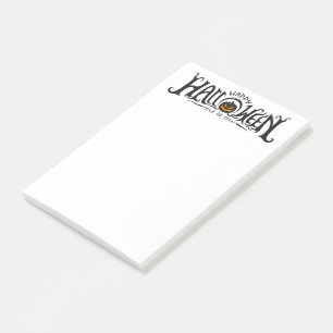 Happy Halloween Jack-O-Lantern Post-it Notes