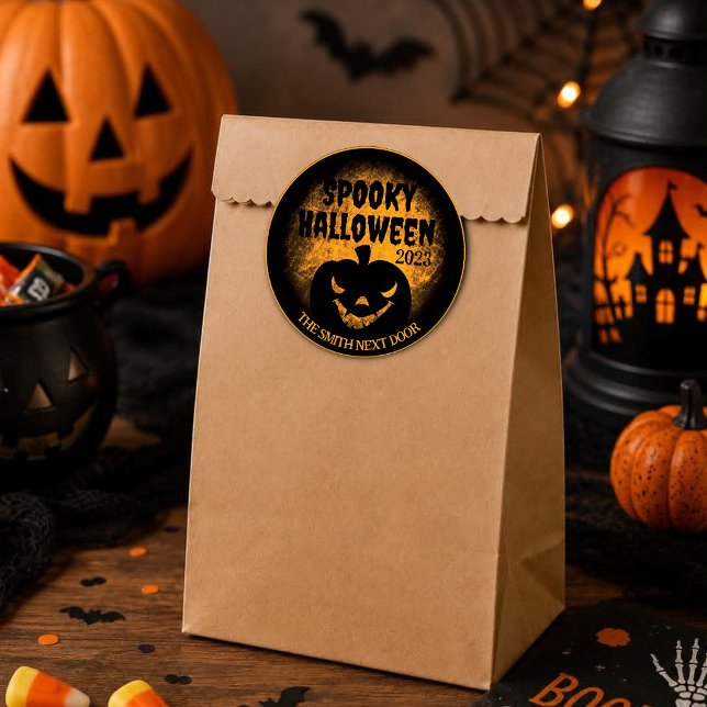 Happy Halloween Jack-O-Lantern Stickers (Von Creator hochgeladen)