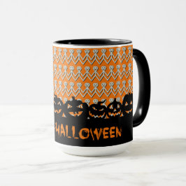 Happy Halloween Jack-O-Lanterns Tasse
