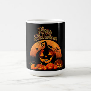 Happy Halloween Jack-o-Laterne Kaffeetasse