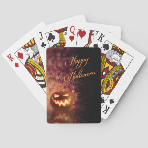 Happy Halloween Jack O'Lantern Party Spielkarten