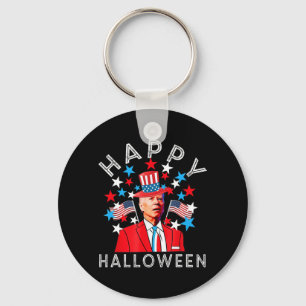 Happy Halloween Joe Biden 4. Juli Memorial Ind Schlüsselanhänger