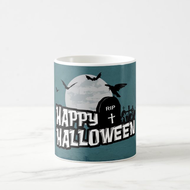 Happy Halloween Kaffeetasse (Mittel)