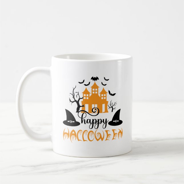 Happy Halloween Kaffeetasse (Links)