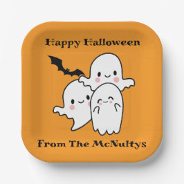 Happy Halloween kann personalisieren Pappteller