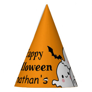 Happy Halloween kann personalisieren Partyhütchen