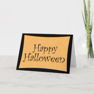 Happy Halloween Karte