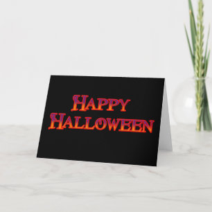 Happy Halloween Karte