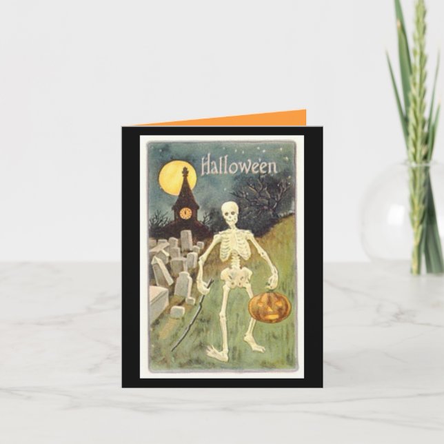 Happy Halloween Karte (Vorderseite)