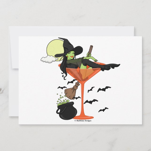 Happy Halloween Karte (Vorderseite)