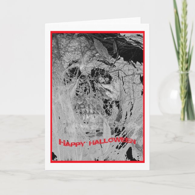 Happy Halloween Karte (Vorderseite)
