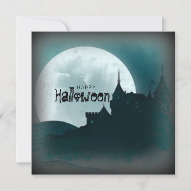 Happy Halloween-Karte (Vorderseite)