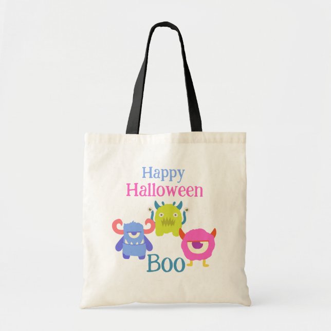 Happy Halloween Kids Tote Bag Tragetasche (Vorne)