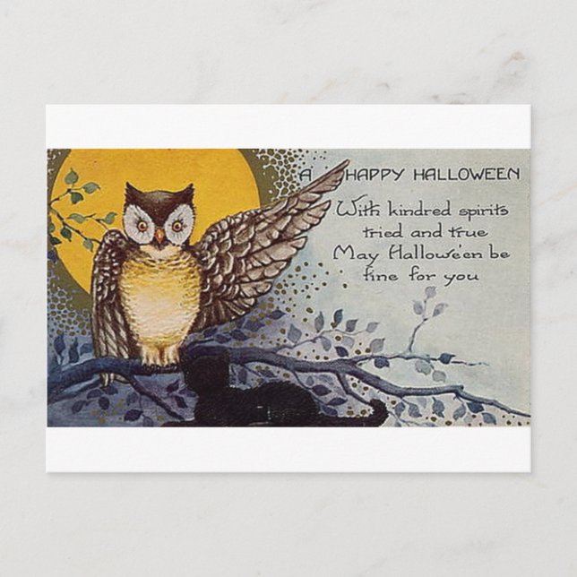Happy Halloween Kindred Spirits Postkarte (Vorderseite)