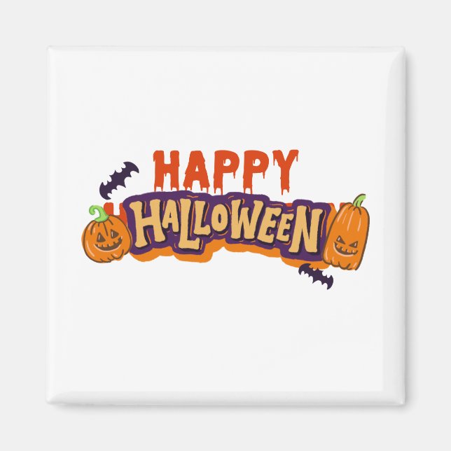 Happy Halloween Kitchen Magnet Zubehör 2024 (Vorne)