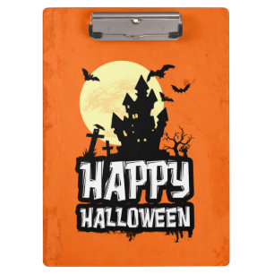 Happy Halloween Klemmbrett