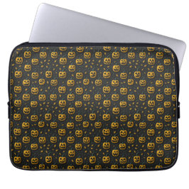 Happy halloween knackiger Cartoon dunkel Laptopschutzhülle