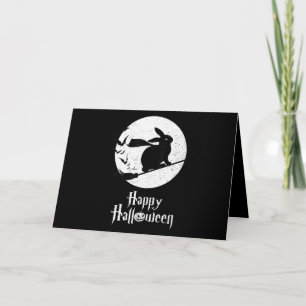 Happy Halloween Kostüm Hexenhase Lover Geschenk Karte