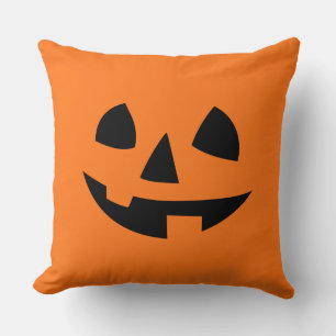 Happy Halloween Kürbis abgeschieden lustiges Läche Kissen