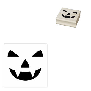 Happy Halloween Kürbis Gummistempel