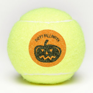 Happy Halloween-Kürbis-Kopf-Carving Tennisbälle