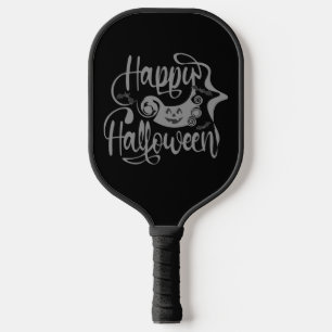 Happy Halloween-Kürbislaterne Pickleball Schläger