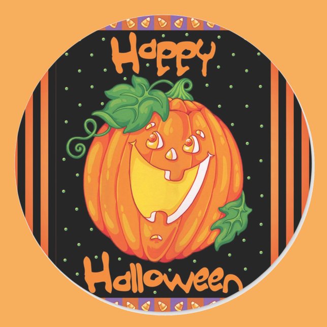 Happy Halloween Laghing Pumpkin 20 Stickers (Von Creator hochgeladen)