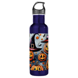 Happy Halloween Leckerei oder Tricks Design Edelstahlflasche