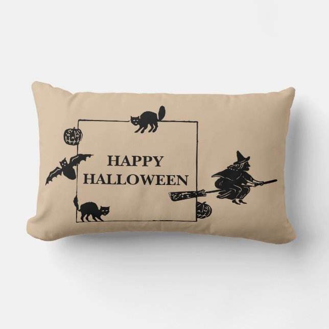 Happy Halloween Lendenkissen (Vorderseite)