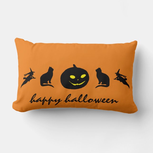 Happy Halloween Lendenkissen (Vorderseite)