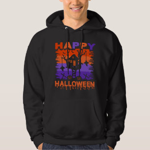 Happy Halloween Lila & Orange Treehouse Hoodie