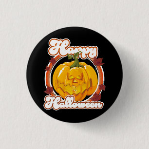Happy Halloween Logo Button