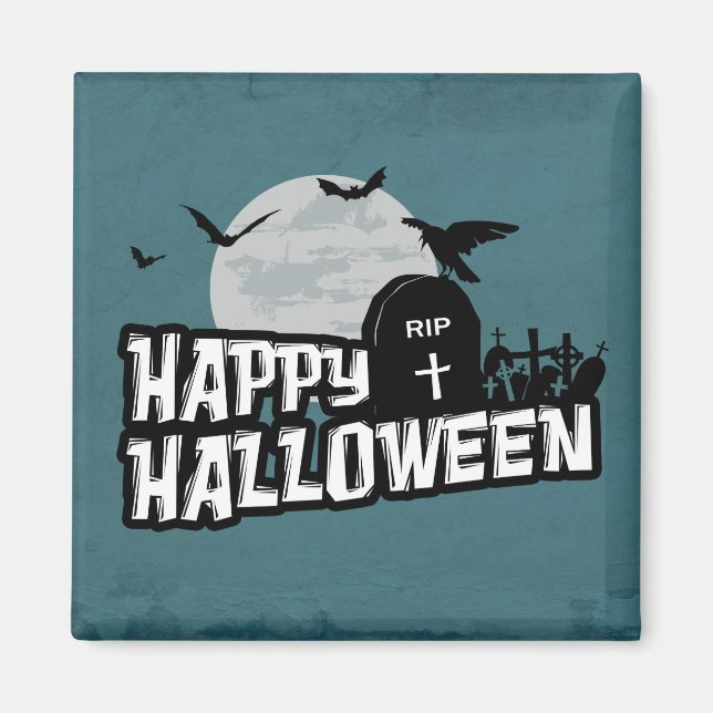 Happy Halloween Magnet (Vorne)
