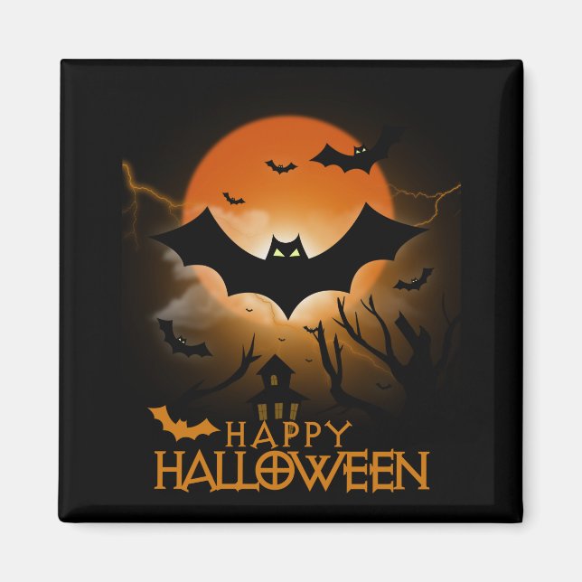 Happy Halloween Magnet (Vorne)