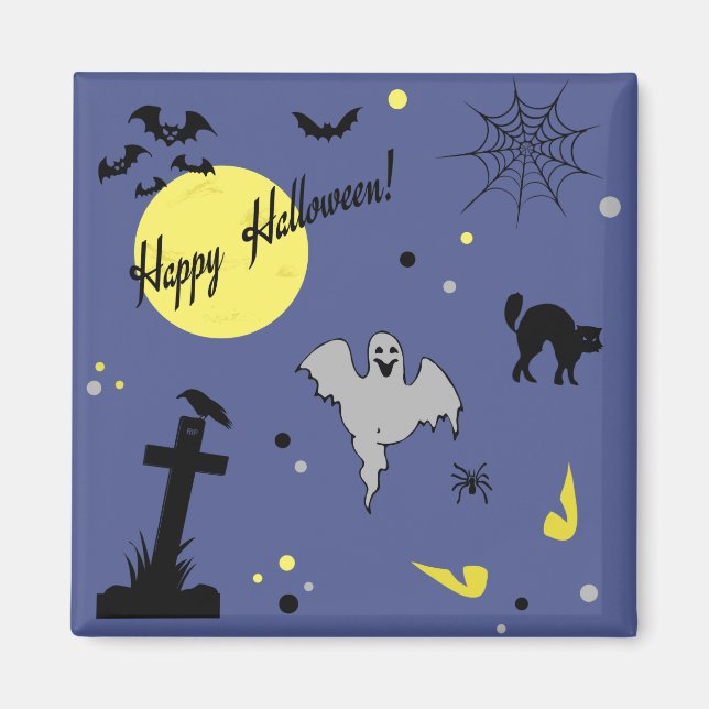 Happy Halloween Magnet (Vorne)