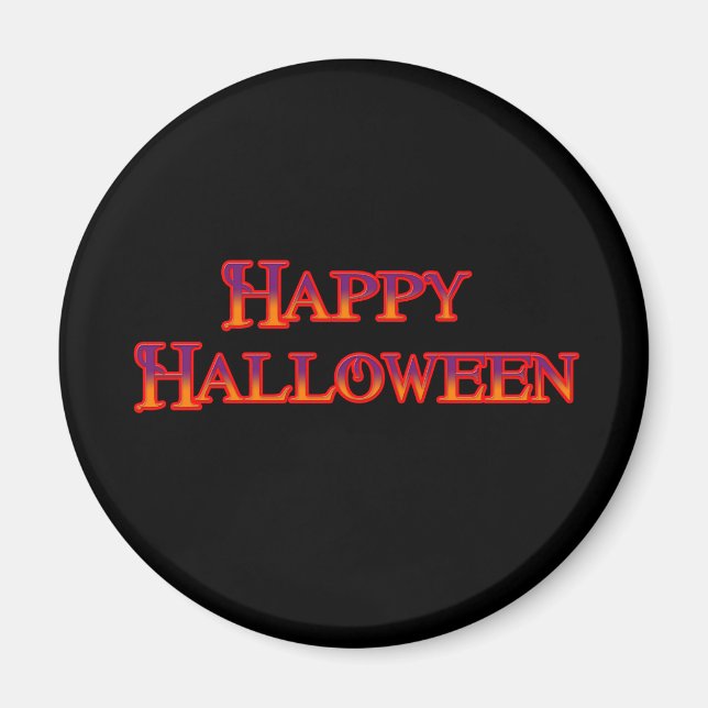 Happy Halloween Magnet (Vorne)