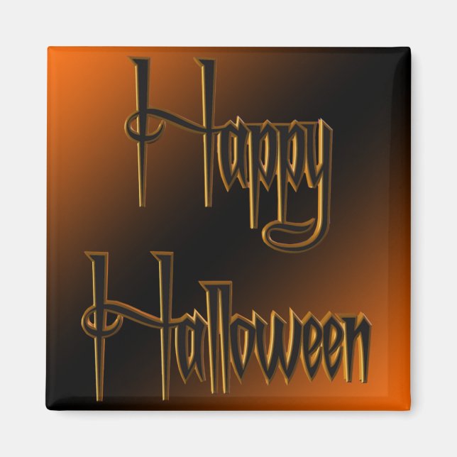 Happy Halloween Magnet (Vorne)