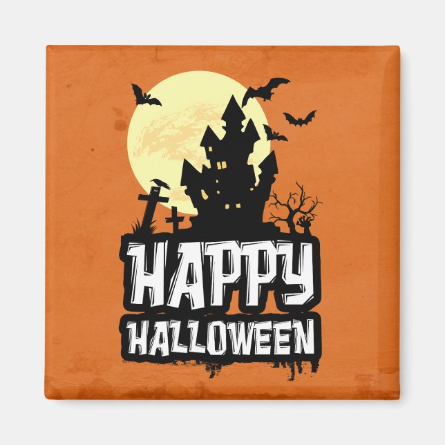Happy Halloween Magnet (Vorne)