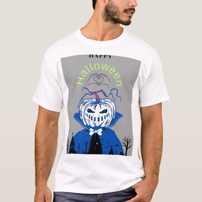 Happy Halloween Men Basic T - Shirt (Vorderseite)