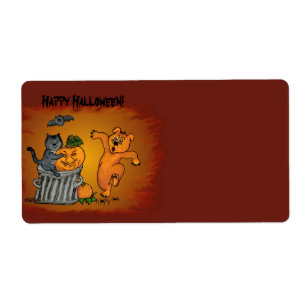 Happy Halloween mit Katzen-Katzen-Hund und Spider