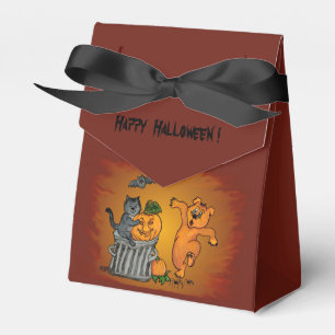Happy Halloween mit Katzen-Katzen-Hund und Spider Geschenkschachtel