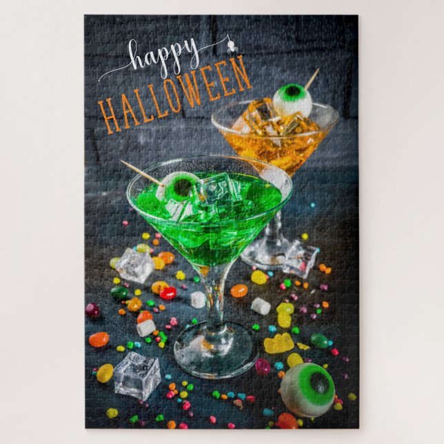 Happy Halloween Modernes Cocktail Party (Vertikal)
