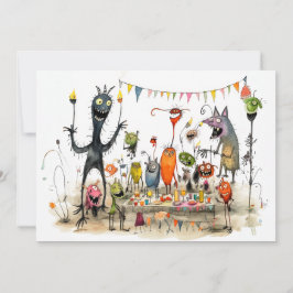 Happy Halloween, MONSTER! Feiertagskarte