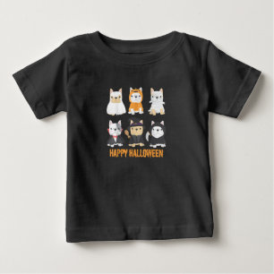 Happy Halloween Mops Hunde Niedliche Französisch B Baby T-shirt