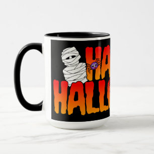 Happy Halloween Mummy Graphic Tasse