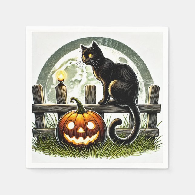 Happy Halloween Napkins Serviette (Vorderseite)
