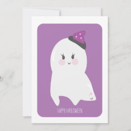 Happy Halloween Niedlich Ghost Card